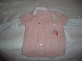 Chemise rouge et blanc 2ans 2€
